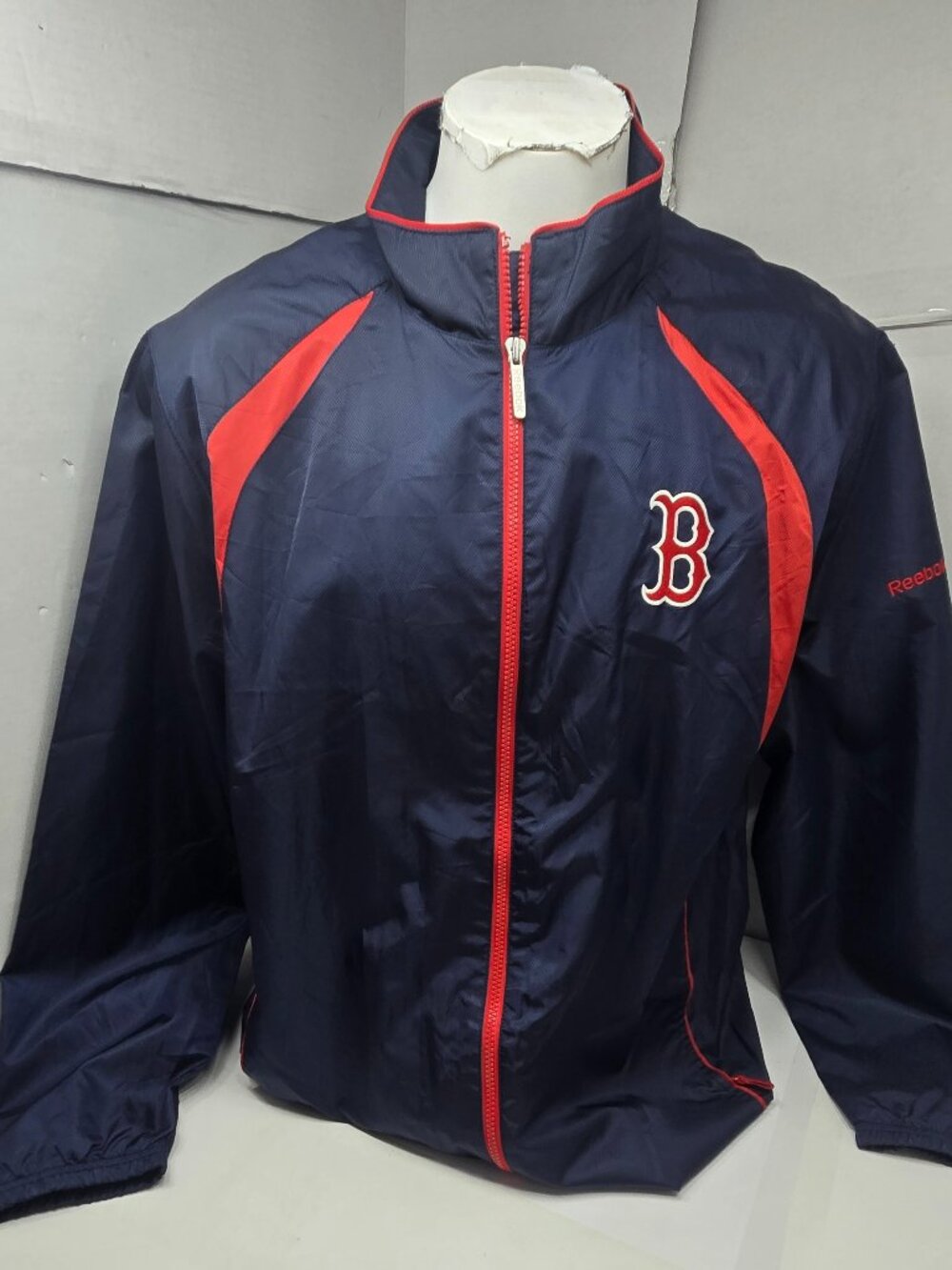 Reebok Boston Red Sox Full Zip Windbreaker Jacket Men's XL MLB